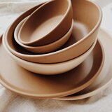 Eeveve® krožnik silikionski large mocha dark | Shoptok.si