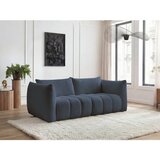 Bobochic Paris Temno modra sedežna garnitura iz tkanine bouclé 234 cm Azra – | Shoptok.si