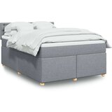  Krevet box spring s madracem svjetlosiva 160x200 cm tkanina | shoptok.hr