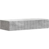 Stolna montirana na zid Betonska siva 87 5 x 34 5 x 17 cm | shoptok.hr