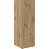 vidaXL Stenski TV kabinet s polico Drugo s shranjevanjem z vrati 4 pcs Obrtniški hrast | Shoptok.si