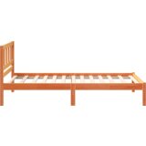  Krevetna konstrukcija s uzglavljem Voštano smeđa 80 x 200 cm | shoptok.hr