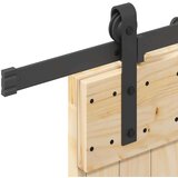 vidaXL Klizna vrata s priborom za montažu 90 x 210 cm masivna borovina | shoptok.hr