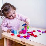 Woopie green puzzle učenje brojanja i boja montessori 56 kom. | shoptok.hr