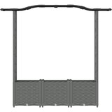  Povišeni krevet s mrežom i krovom Svjetlosiva 164 x 40 x 138 cm | shoptok.hr