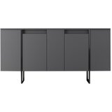 Kalune Design Antracitno siva niska komoda 160x35 cm Luxe – | shoptok.hr