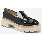 Resti Black lacquered moccasins for women Mewira - Footwear | ePonuda.com