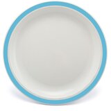  Plitvi Krožnik z Barvnim Robom, Polikarbonat, 170mm | Shoptok.si