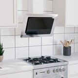  Zidna napa 60 cm od nehrđajućeg čelika i stakla srebrna | shoptok.hr