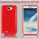  Gumijasti / gel etui Jelly za Samsung Galaxy Note II N7100 - rdeči | Shoptok.si