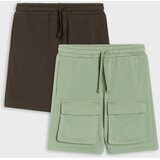 Sinsay Sportske kratke hlače s cargo džepovima 2 pack | shoptok.hr