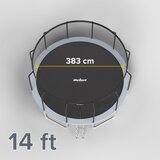 Rebel ACTIVE Trambolina sa unutrašnjom mrežom i merdevinama PRO 427cm RBA-8004 | Eponuda.com