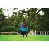 Horseware Ireland Zunanje pregrinjalo, Mio Turnout Medium 200 g black/turqoise - 130 cm Cene