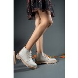 Riccon Women's Beige Skin Shearling Boots 0012900 | Eponuda.ba