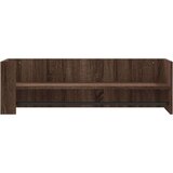 vidaXL Stenska polica rjav hrast 100x35x30,5 cm inženirski les | Shoptok.si
