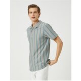 Koton Polo T-shirt - Gray - Regular fit Cene