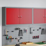  Ormar za alate s policom Crvena i siva 100 x 20 x 55 cm | shoptok.hr