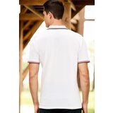 Dewberry T8594 MEN'S T-SHIRT-LIGHT WHITE | Shoptok.si
