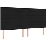  Postelja s škripcem z vzmetnico Črna 200x200 cm Tkanina, (22083500) | Shoptok.si
