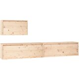 TV omarica 3 kosi trdna borovina, (20730090) | Shoptok.si
