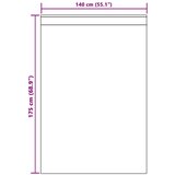 vidaXL Zavese Super svetlo siva Poliester 140 x 175 cm Zavese | Shoptok.si