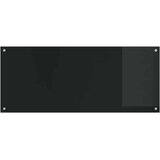  Kuhinjski zid 2 pcs Crna 120 x 50 cm Staklo otporno na udarce | Eponuda.com