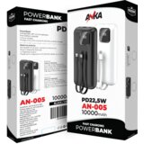 Powerbank AN-005 10000mAh PD22, 5W KABL 2U1 ANKA CRNI | Eponuda.ba