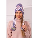 Kesi Women's long eared cap Eunika K322 purple Cijene