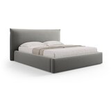 Milo Casa Sivi tapecirani bračni krevet s prostorom za odlaganje s podnicom 140x200 cm Elio – | shoptok.hr