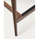 Kave Home Smeđa/u prirodnoj boji barska stolica od punog hrasta (visine sjedala 70 cm) Analy – | shoptok.hr