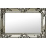  Zidno ogledalo u baroknom stilu 60 x 40 cm srebrno | shoptok.hr