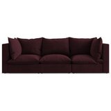Makamii Bordo rdeča sedežna garnitura 255 cm Manao – | Shoptok.si