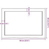  Kupaonska radna ploča 60x40x(2-6) cm netretirano masivno drvo | shoptok.hr