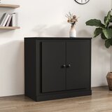  Komoda črna 70x35,5x67,5 cm inženirski les | Shoptok.si