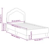  Posteljica za malčke z vzglavjem Morsko zelena 70 x 140 cm, (5000105208) | Shoptok.si