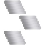  Set ograda za travnjak od pocinčanog čelika 15 kom 100 x 20 cm | shoptok.hr