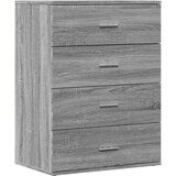  Komoda 2 kosa siva sonoma 60x39x80 cm inženirski les | Shoptok.si