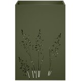  Vrtna saksija Maslinastozelena 50 x 50 x 75 cm Čelična vrata | shoptok.hr