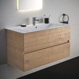 Ideal Standard stenska omarica za pod umivalnik v hrastovem dekorju v naravni barvi 100x55 cm eurovit+ | Shoptok.si