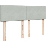  Krevet s oprugama i madracem svjetlosivi 160x200 cm baršunasti | shoptok.hr