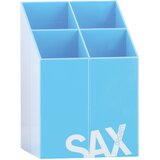 Čaša za olovke Sax design kocka svijetlo plava | shoptok.hr