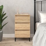 vidaXL Nočna omarica sonoma hrast 40x35x70 cm inženirski les Cene