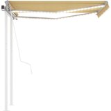  Automatska tenda sa senzorom za vjetar LED 3x2 5 m žuto-bijela | shoptok.hr