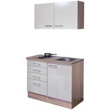 Flex-Well Majhna Kuhinja Z Aparati Nepal, Kašmir, Barva Hrasta | Shoptok.si