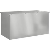  Vanjska kutija za spremanje Srebrno 100 x 50,5 x 50 cm Čelik | shoptok.hr