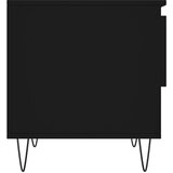  Stolić za kavu crni 50 x 46 x 50 cm od konstruiranog drva | Shoptok.si