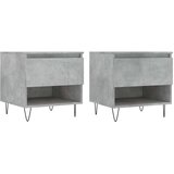 vidaXL Stolići za kavu 2 kom boja betona 50x46x50 cm konstruirano drvo | shoptok.hr