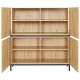 Bessagi Home Visoka Komoda Jasmina, Barva Hrasta | Shoptok.si