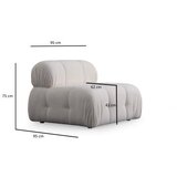 Atelier Del Sofa fotelja petite O1 white