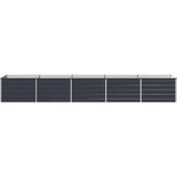  Povišeni vrtni krevet Antracit 400 x 80 x 55 cm | shoptok.hr